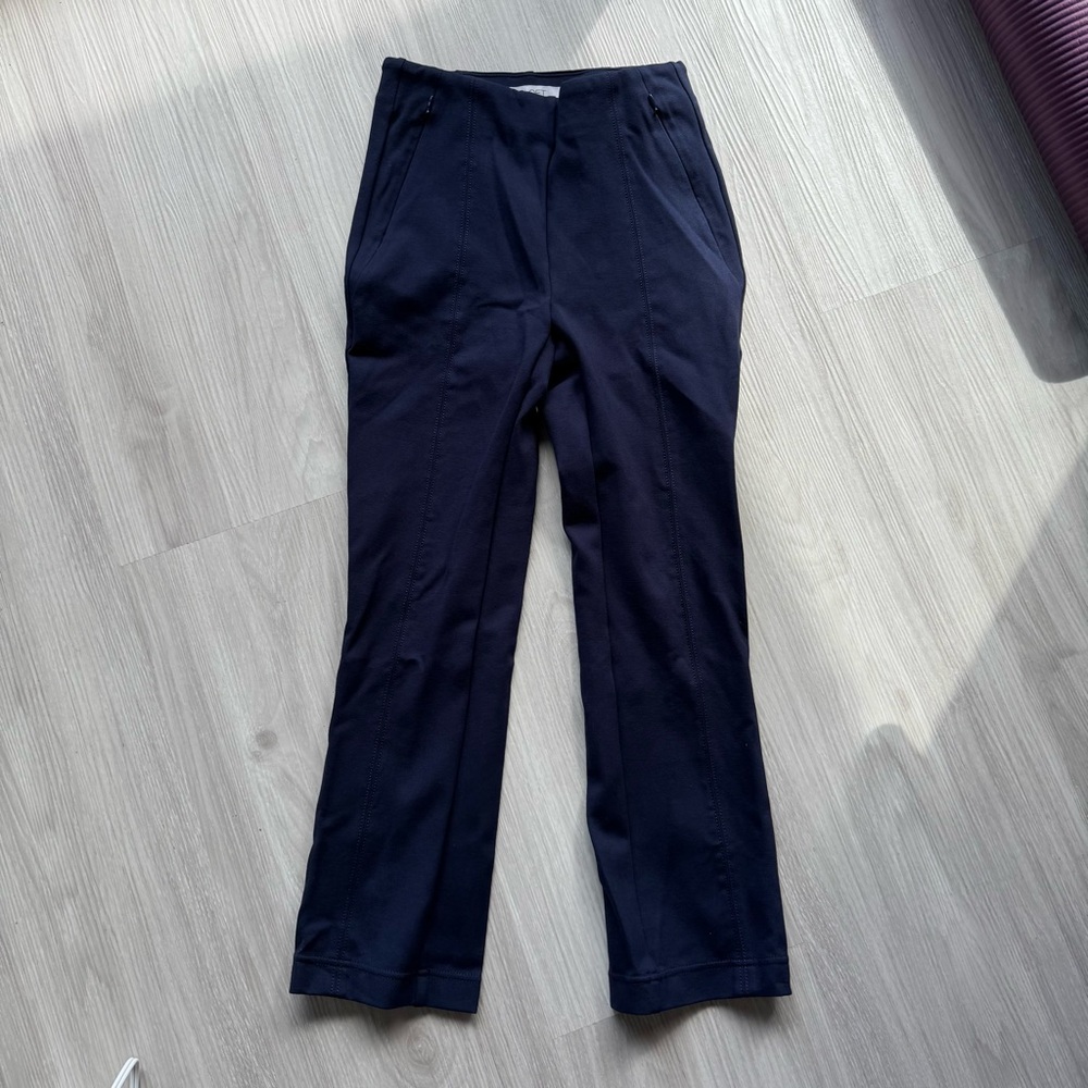 Loft Petite Ponte Straight Pant